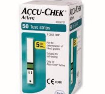 ACCU CHEK ACTIVE GLUCOSE  TIRAS